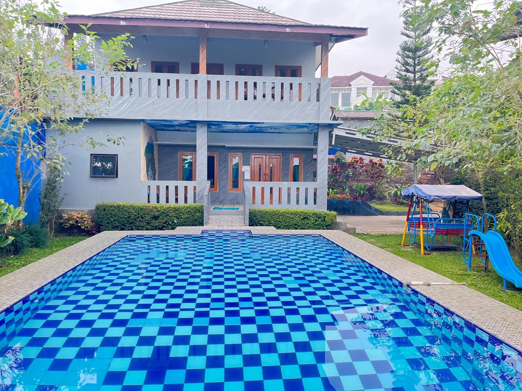 Villa Mutiara Citra Puncak Bu Eva Sampal Exterior foto